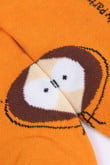 Medias tobilleras naranjas claras con diseño de South Park