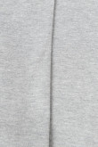 Bóxer corto gris claro con efecto jaspe y elástico con letras