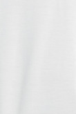 Camiseta polo unicolor con manga corta y acabados tejidos