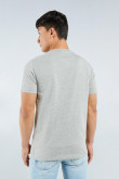 Camiseta gris con cuello redondo y diseño college de Chicago