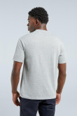 Camiseta gris con cuello redondo y diseño college de Oregón