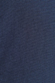 Camisa en algodón unicolor con manga larga y cuello button