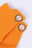 Medias tobilleras naranjas claras con bordado posterior de South Park