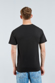 Camiseta negra con manga corta y diseño de Dragon Ball Z