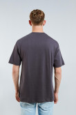 Camiseta gris con manga corta y estampado de Ed, Edd & Eddy