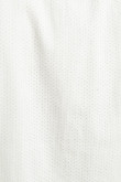 Camisa unicolor con diseños en mini print y manga larga