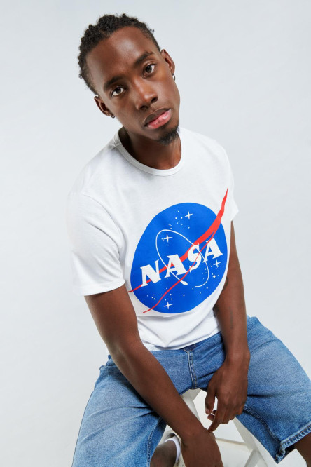 Camiseta manga corta crema de NASA