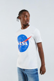 Camiseta manga corta crema de NASA