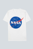 Camiseta manga corta crema de NASA