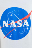 Camiseta manga corta crema de NASA