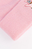 Gorro rosado claro con bordado de Bob Esponja y doblez ajustable