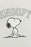 Camiseta de contrastes con estampado de Snoopy