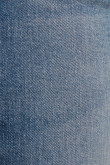 Jean azul oscuro tipo jegging con desgastes de color y tiro alto