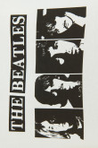 Camiseta manga corta unicolor con diseño de The Beatles