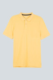 Camiseta unicolor tipo polo con botones y manga corta