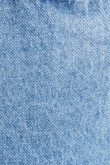 Short 90´S azul claro en jean con bolsillos y tiro súper alto