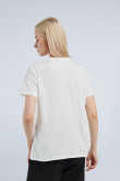 Camiseta crema clara con manga corta y diseño de Chicas Superpoderosas