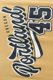 Camiseta kaki con manga corta y diseño college de Portland