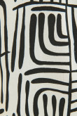 Camisa manga corta unicolor con diseños de figuras