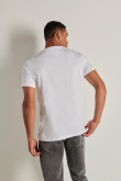 Camiseta blanca con manga corta y estampado del Rey León