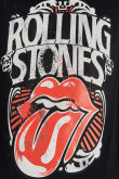 Camiseta manga corta azul intensa y diseño de Rolling Stones