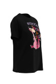 Camiseta unicolor con diseño de Los Picapiedra y manga corta