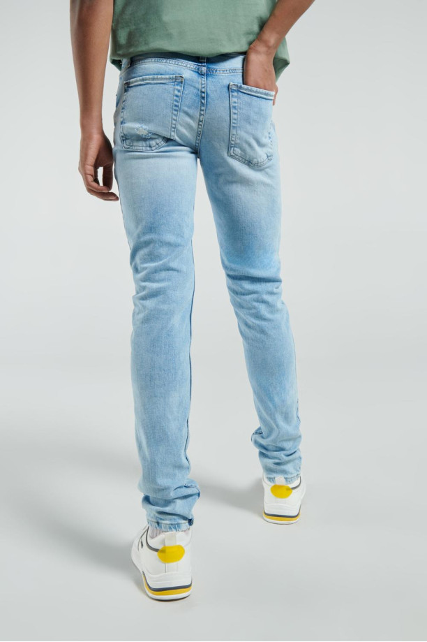 Jean Kurax slim fit azul