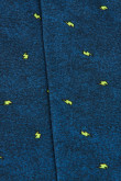 Bóxer azul intenso brief-medio con diseños de rayos amarillos