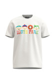Camiseta unicolor con diseño de South Park y manga corta