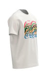 Camiseta unicolor con manga corta y diseño de Coca-Cola