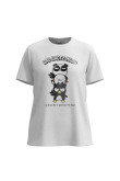 Camiseta unicolor con diseño de Badtz-Maru y manga corta