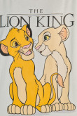 Camiseta unicolor en algodón con manga corta y diseño del Rey León