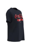 Camiseta unicolor con diseño rojo de Coca-Cola y manga corta