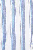 Camisa manga larga unicolor con diseños de rayas estampadas