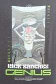 Camiseta manga corta gris con diseño de Rick and Morty