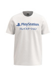 Camiseta cuello redondo unicolor con diseño de PlayStation