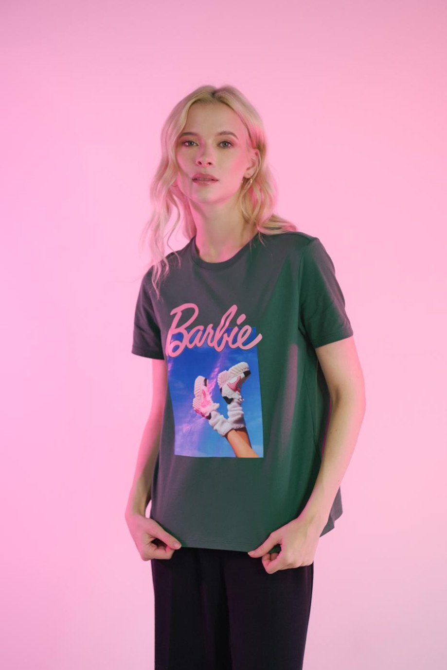 Camiseta manga corta de Barbie chic
