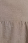 Blusa manga corta kaki con bolsillo cuadrado en frente