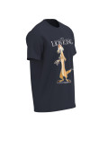 Camiseta manga corta unicolor con diseño delantero de Timón