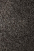 Bermuda gris oscuro en jean con rotos y doblez en bordes
