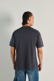 Camiseta gris manga corta con diseño de Hora de Aventura