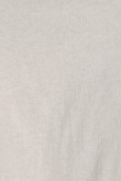 Camiseta oversize manga corta unicolor en algodón