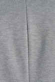 Blazer gris claro con bolsillos de ribete y solapas