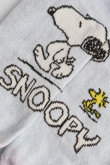 Medias unicolores cortas con diseños de Snoopy y contrastes
