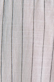Camisa unicolor con manga corta y diseños de rayas