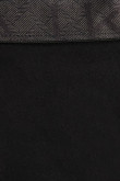 Bóxer negro trunk-corto con cintura elástica contramarcada en contraste
