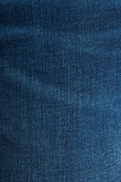 Jean jegging azul oscuro ajustado con costuras y tiro alto