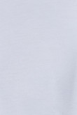 Camiseta polo unicolor con cuello nerú y puños tejidos