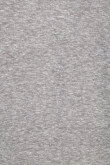 Camiseta manga larga gris con cuello redondo y botones
