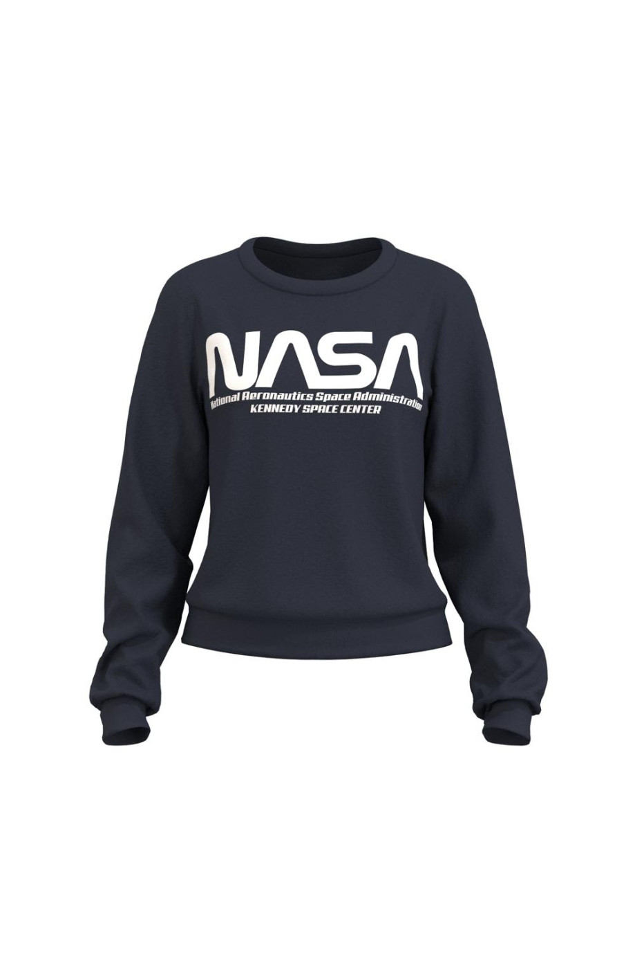 Sueter cuello redondo con estampado de la NASA